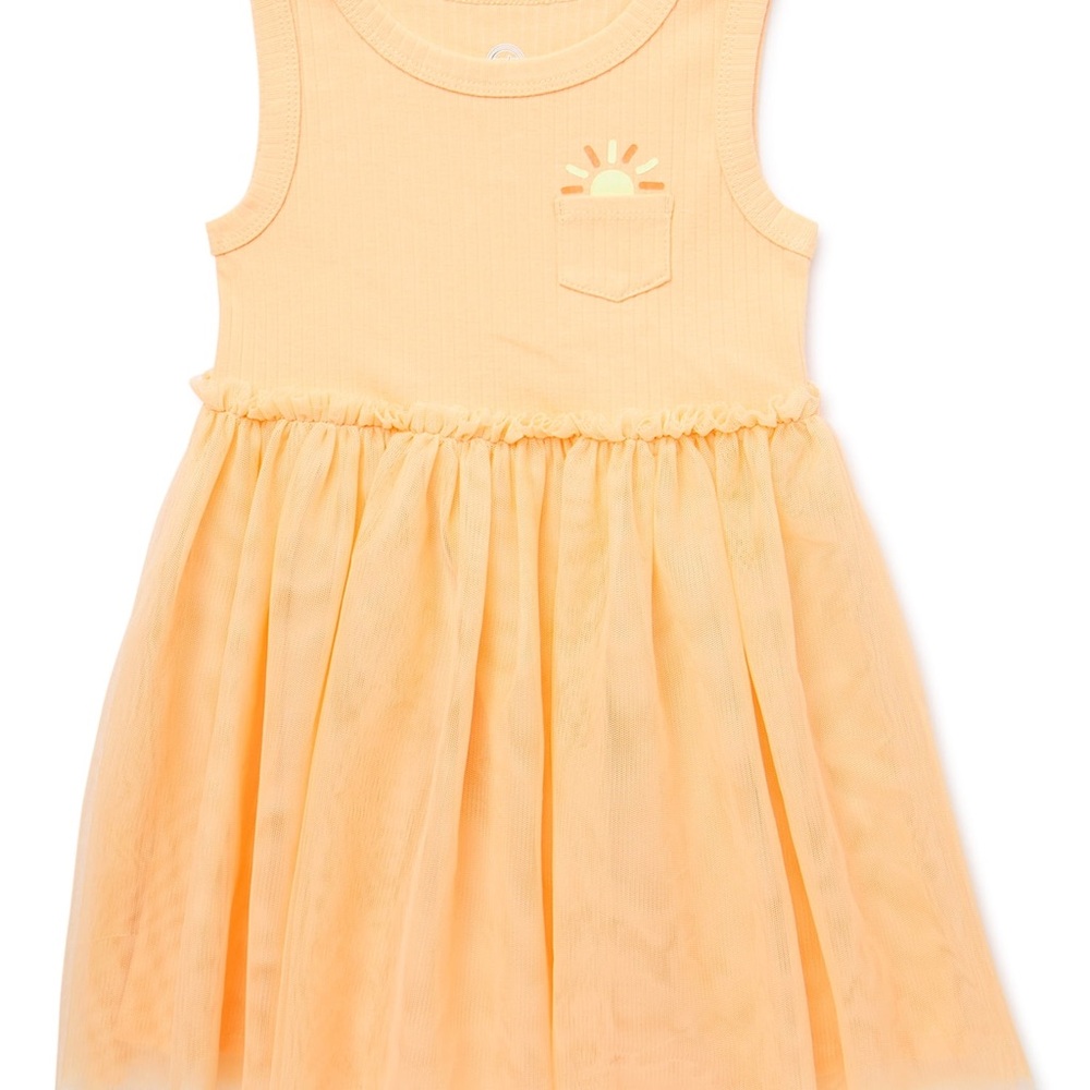2T WonderNation Sunshine Yellow Kids Dress
